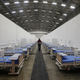 A temporary Covid-19 field hospital in Cape Town.
